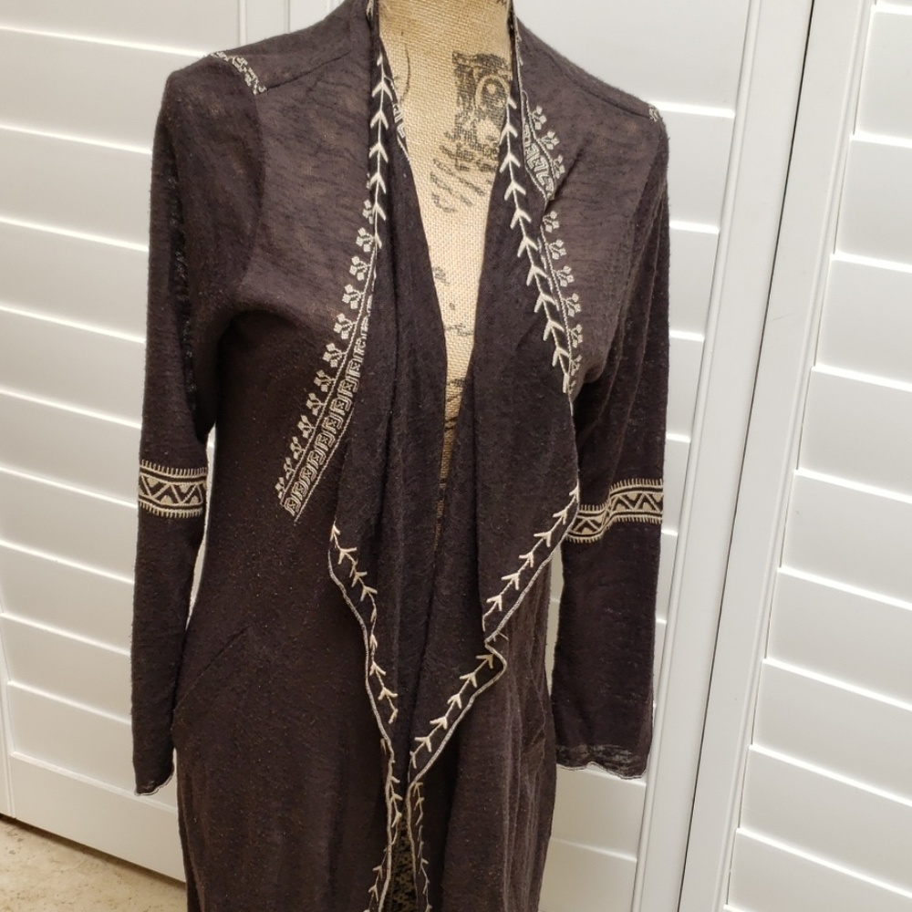 Bohemian Long Jacket Size L